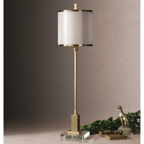 Villena Buffet Lamp Brass - Yellow / Beige by Uttermost - View 3