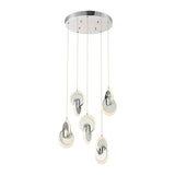 Deuterium Round Chandelier // Chrome  | Finesse - Home Elegance USA