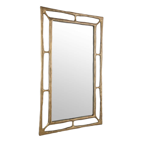 Felix Rectangle Mirror Brass - Bronze by Uttermost - View 4