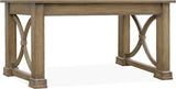 Melange Architectural Writing Desk 60-in Oak Veneer Light Wood - Hooker Furniture - sold by Home Elegance USA