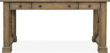 Melange Architectural Writing Desk 60-in Oak Veneer Light Wood - Hooker Furniture - sold by Home Elegance USA