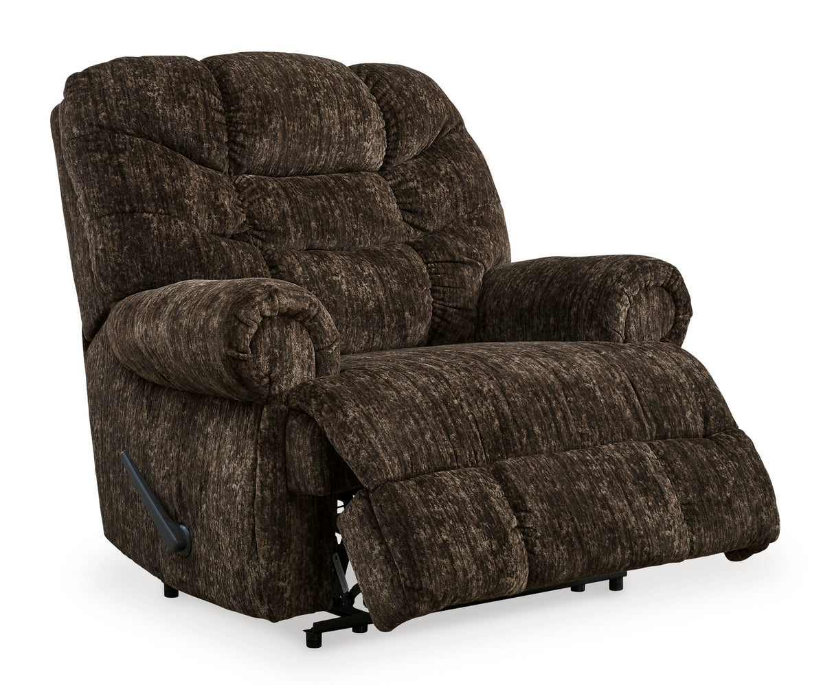 Zero Wall Recliner Movie Man Velvet Chocolate | Ashley - Home Elegance USA