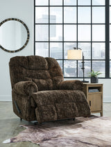 Zero Wall Recliner Movie Man Velvet Chocolate | Ashley - Home Elegance USA