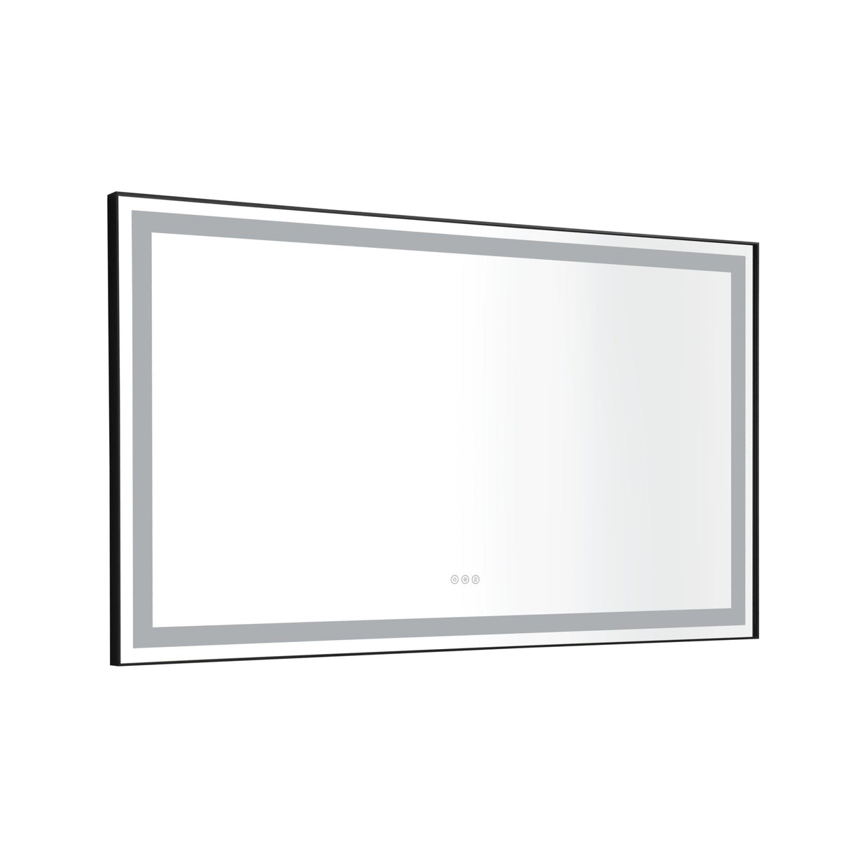 84in. W x48 in. H Framed LED Single Bathroom Vanity Mirror in Polished Crystal Bathroom Vanity LED Mirror with 3 Color Lights Mirror for Bathroom Wall - W1272103502 - image - 10