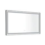 84in. W x48 in. H Framed LED Single Bathroom Vanity Mirror in Polished Crystal Bathroom Vanity LED Mirror with 3 Color Lights Mirror for Bathroom Wall - W1272103501 - image - 10