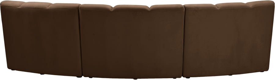 Infinity Modular Sofa In Brown - 638Brown - 3PC | Meridian | Home Elegance USA