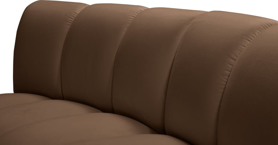 Infinity Modular Sofa In Brown - 638Brown - 3PC | Meridian | Home Elegance USA