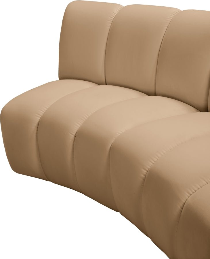 Infinity Modular Sofa In Camel - 638Camel - 3PC | Meridian | Home Elegance USA