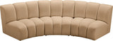 Infinity Modular Sofa In Camel - 638Camel - 3PC | Meridian | Home Elegance USA