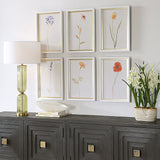 Wild Flourish Framed Floral Prints (Set of 6) - Light Brown by Uttermost - View 2