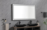 72*48 LED Lighted Bathroom Wall Mounted Mirror with High Lumen+Anti - Fog Separately Control - W1272114892 - image - 13