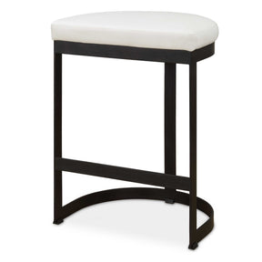 Ivanna Counter Stool - White / Black by Uttermost - View 1