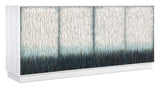 Melange Mediterranean Entertainment Credenza - White / Blue by Hooker Furniture - View 1