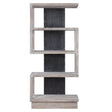 Nicasia Modern Etagere - Silver / Dark Gray by Uttermost - View 1