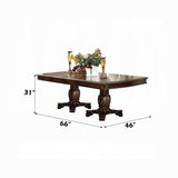 Chateau De Ville Dining Table 64075A Espresso Finish | Acme - sold by Home Elegance USA