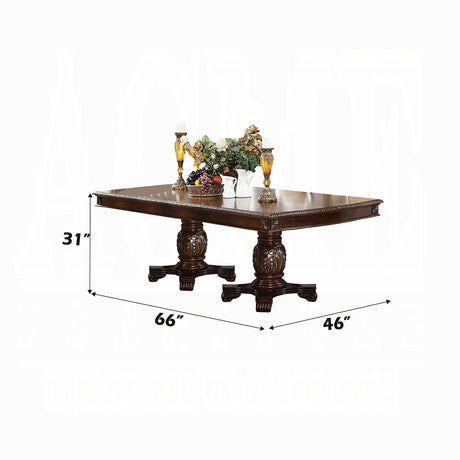 Chateau De Ville Dining Table 64075A Espresso Finish | Acme - sold by Home Elegance USA
