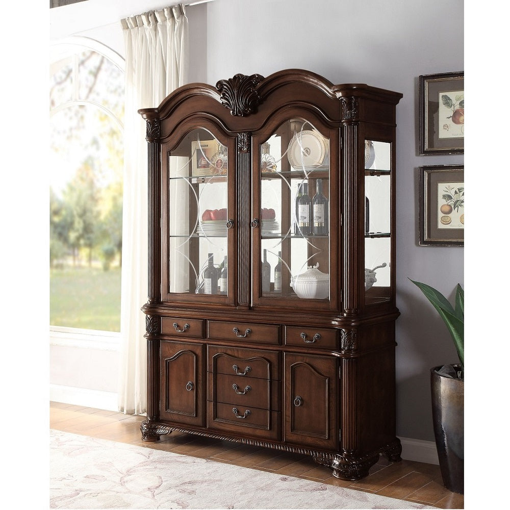 Acme - Chateau De Ville Buffet & Hutch 64079A Espresso Finish