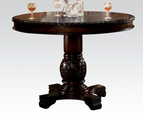 Acme - Chateau De Ville Counter Height Table 64082 Espresso Finish