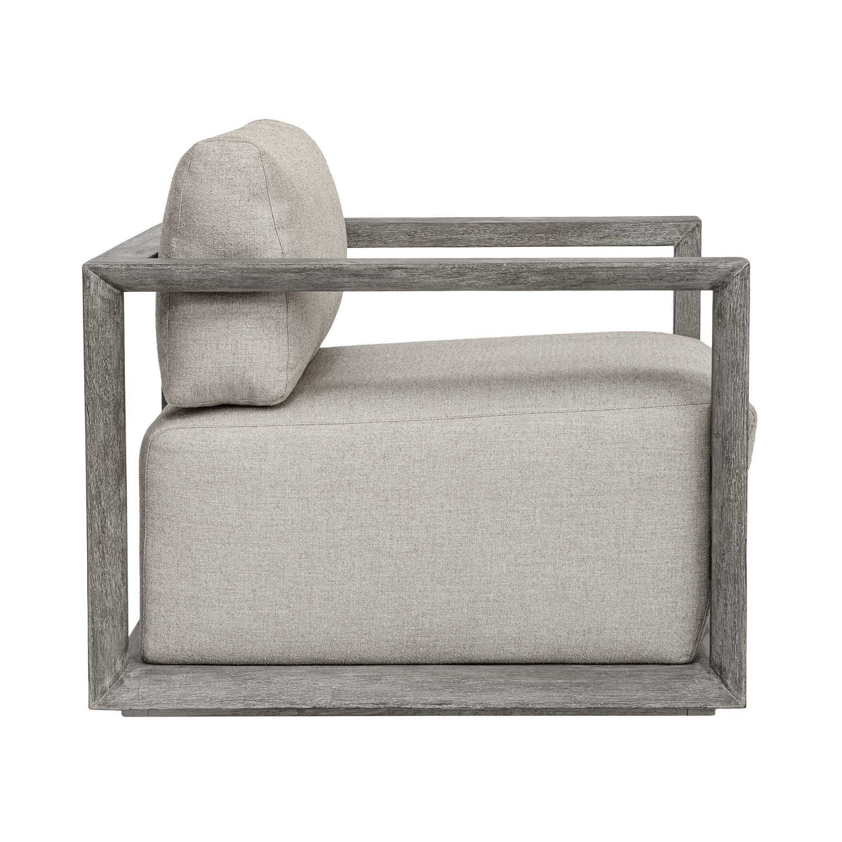 Remsen Outdoor Lounge Chair - Gray by Uttermost - View 4
