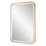 Crofton Lighted Nickel Vanity Mirror - Gray by Uttermost - View 5