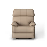 Geneva Transitional Leather Power Recliner | Flexsteel