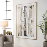 Placidity Hand Painted Abstract Art - Beige by Uttermost - View 3