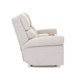 Bernard Power Fabric Reclining Loveseat With Console, Power Headrest, & Lumbar | Flexsteel