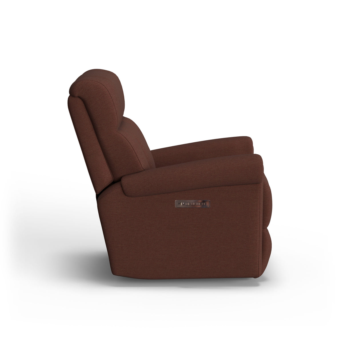 Classic Traditional Fabric Power Gliding Recliner With Power Headrest & Lumbar | Flexsteel