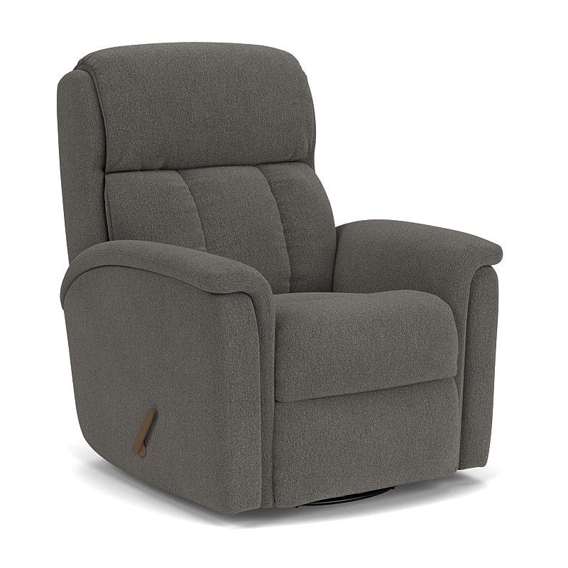 Luna Transitional Fabric Swivel Gliding Recliner | Flexsteel