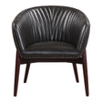 Anders Chenille Accent Chair - Black / Light Brown by Uttermost - View 1