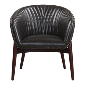Anders Chenille Accent Chair - Black / Light Brown by Uttermost - View 1