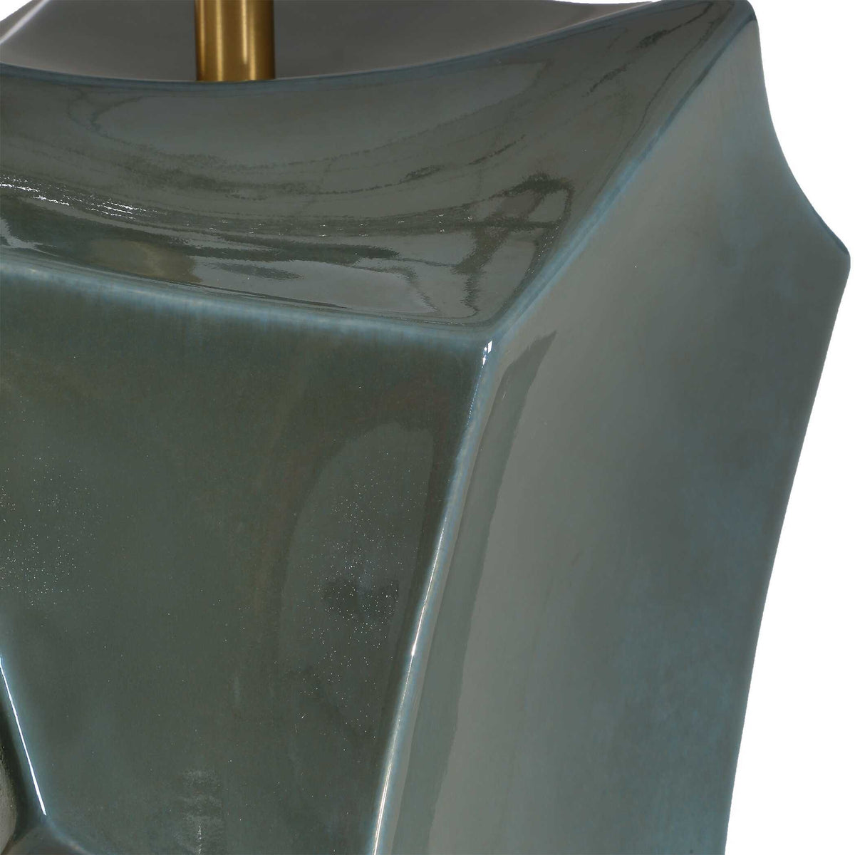 Prisma Table Lamp Smoky Bronze - Blue by Uttermost - View 8