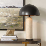 Tanaka Indoor-Outdoor Table Lamp - Black / Beige by Uttermost - View 2