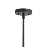 Thales Geometric 3 Light Pendant - Black by Uttermost - View 6