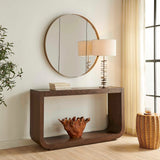 Flores Modern Console Table Woodtone - Dark Brown by Uttermost - View 4