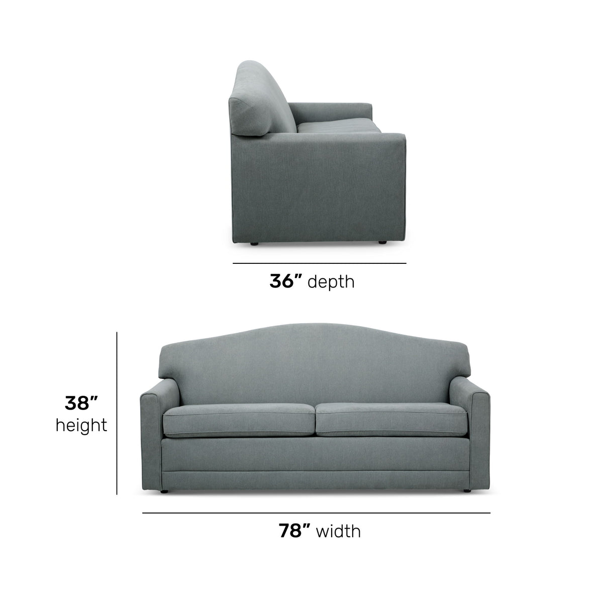 Aggie Fabric Two-Cushion Sofa | Flexsteel