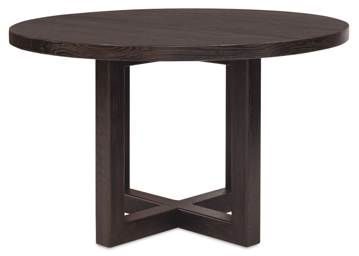 Driftwood 48" Round Dining Table Burnt Timber - Black by Hooker Furniture - View 2