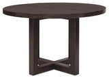 Driftwood 48" Round Dining Table Burnt Timber - Black by Hooker Furniture - View 2