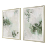 Heat Of The Moment Hand Painted Canvas - Gray by Uttermost - View 4