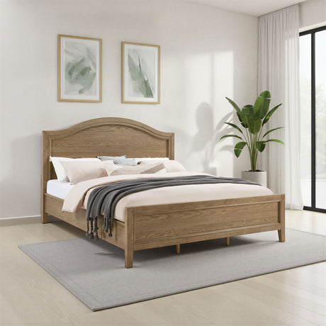 Arlington King Panel Bed - Dark Brown | Flexsteel