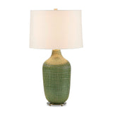 Dulcich Grid Table Lamp - Green by Uttermost - View 1