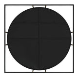 Hinson Square Mirror - Black by Uttermost - View 7