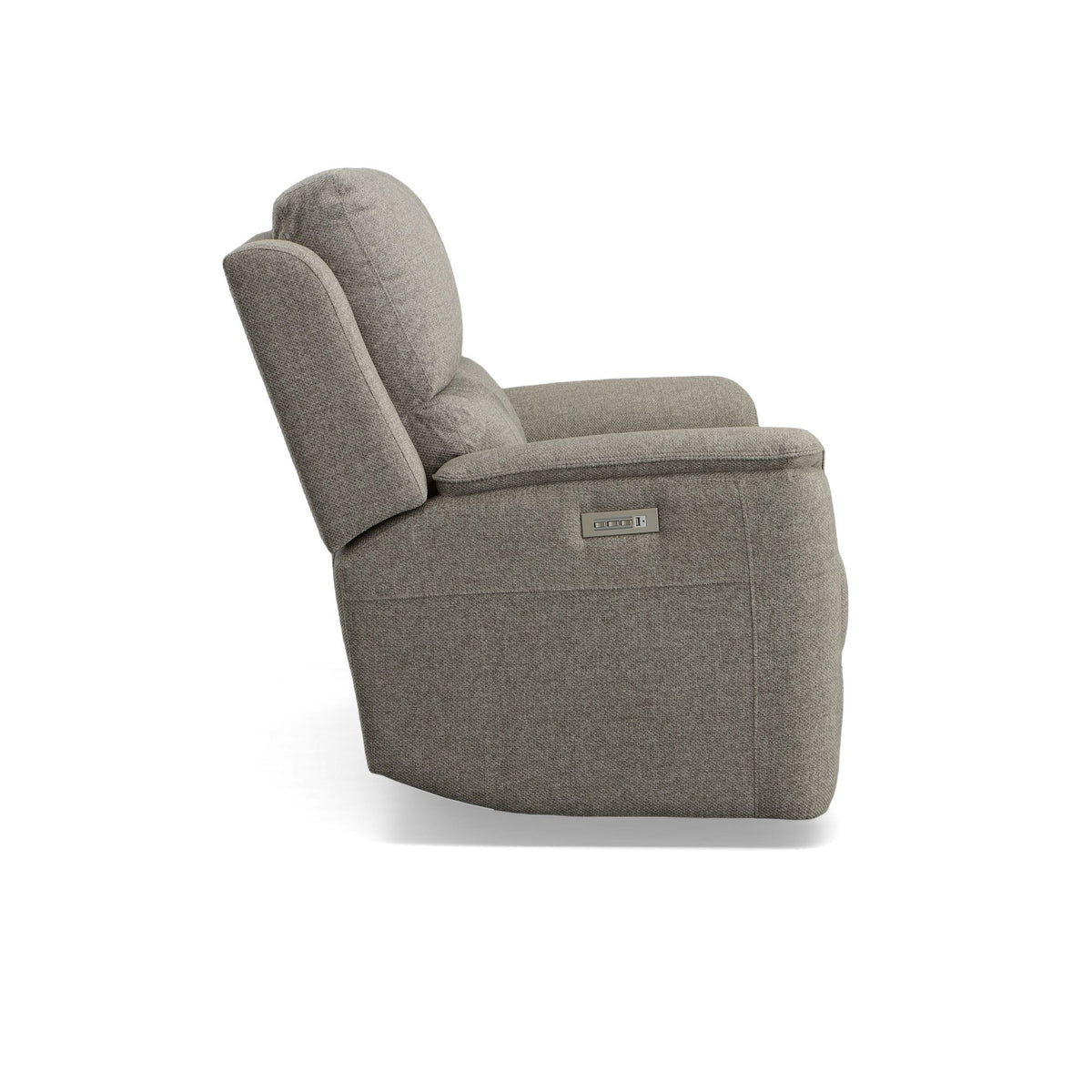 Henry Power Reclining Loveseat With Power Headrests & Lumbar - Fog | Flexsteel