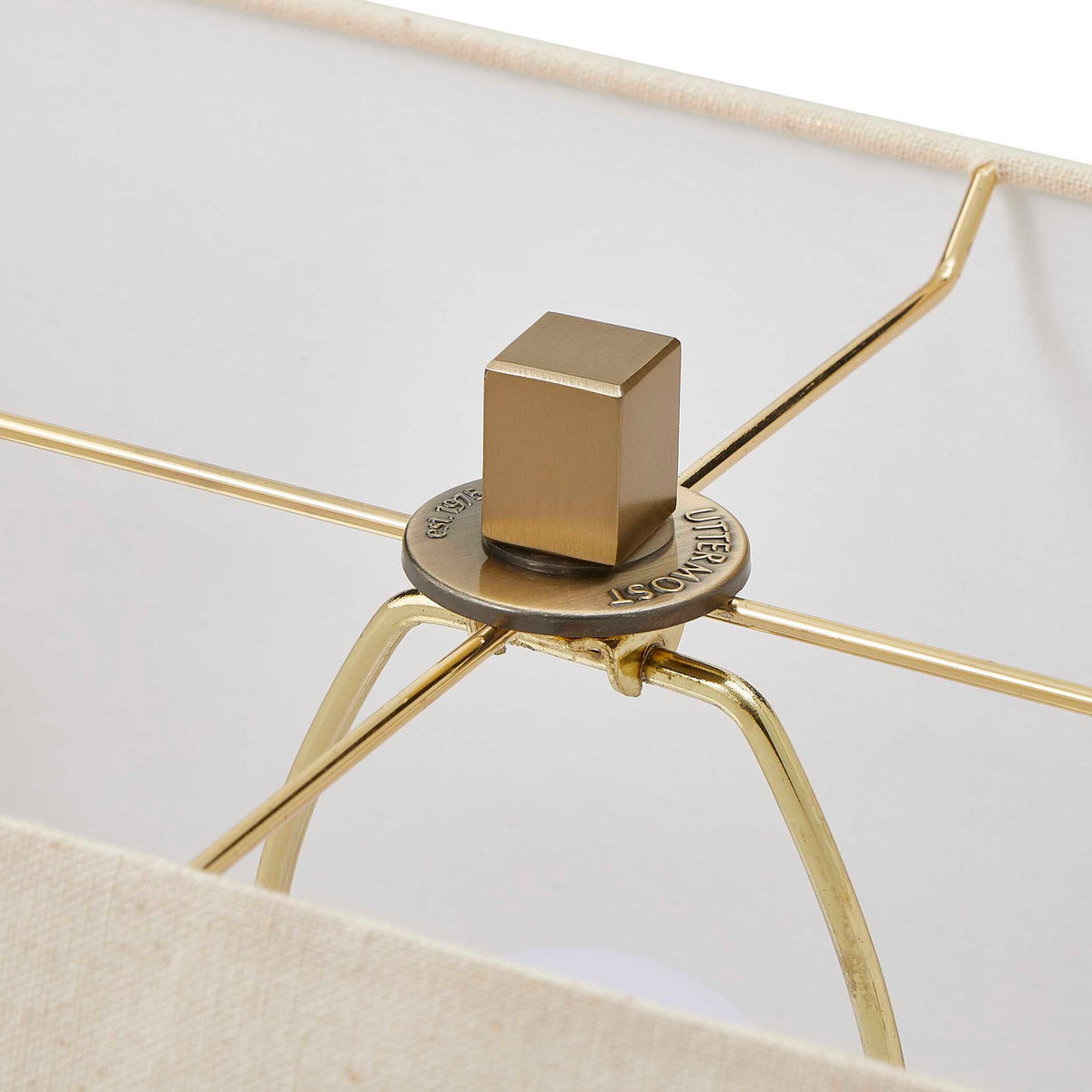 Warrick Table Lamp - Gold by Uttermost - View 7