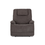Zecliner Model 2+ Power Lift Recliner With Power Headrest, Lumbar, Heat & Massage - Umber Gray | Flexsteel