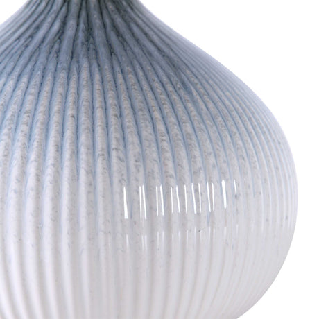Eichler Mid-Century Table Lamp - White / Blue by Uttermost - View 5