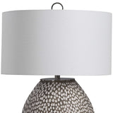 Cyprien Table Lamp Gray White - Dark Gray / White by Uttermost - View 6