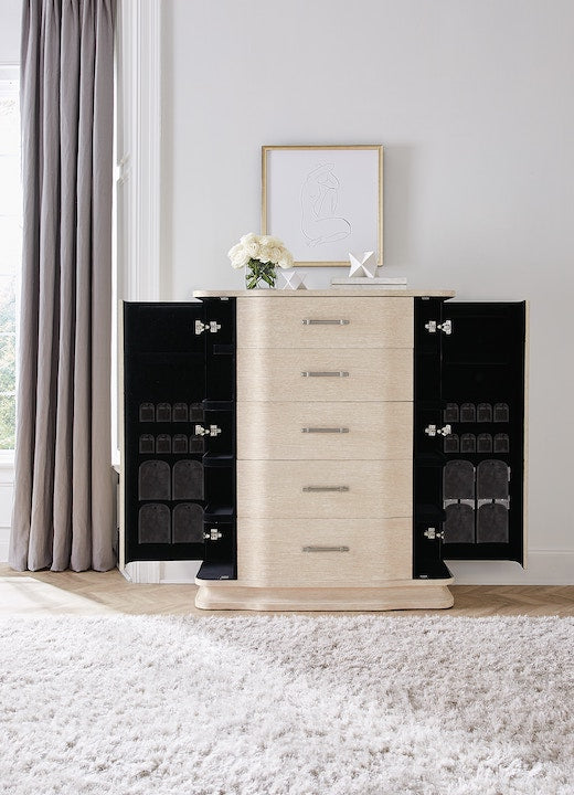 Hooker Furniture Bedroom Nouveau Chic Five Drawer Chest - Home Elegance USA