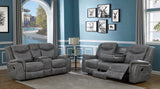 Conrad 2 - piece Living Room Set Grey - 650354 - S2 - image - 1