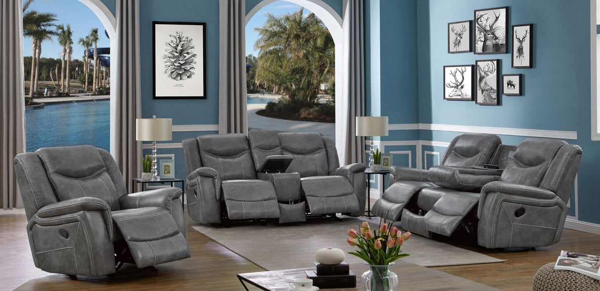 Conrad 3 - piece Living Room Set Grey | Coaster | Home Elegance USA